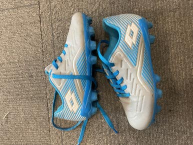 Used Lotto ROMA 700 Soccer Cleats Grey Youth 11.0 11614-S000223310