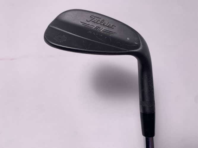 Titleist Vokey SM7 Jet Black Gap Wedge GW 50* 8 Bounce F-Grind Wedge Mens RH