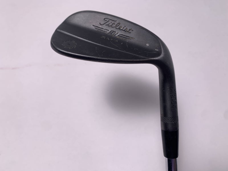 Titleist Vokey SM7 Jet Black Gap Wedge GW 50* 8 Bounce F-Grind Wedge Mens RH