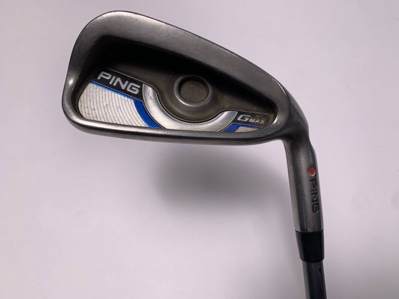 Ping Gmax Single 6 Iron Red Dot 1* Flat TFC 419 Regular RH Midsize Grip