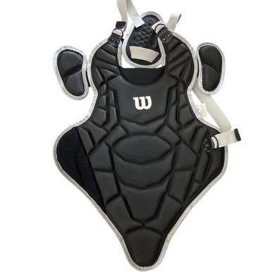 Used Wilson CHEST PROTECTOR Catchers Chest Protector Black Adult 11760-S000083075