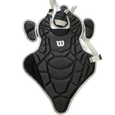 Used Wilson CHEST PROTECTOR Catchers Chest Protector Black Adult 11760-S000083075