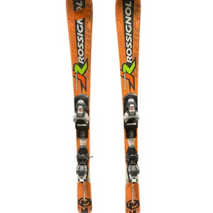 Used Rossignol RADICAL Boys DH Ski/Binding Orange 120 cm 11847-S000030157