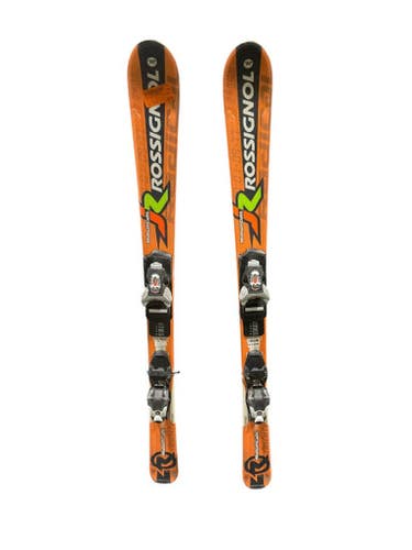 Used Rossignol RADICAL Boys DH Ski/Binding Orange 120 cm 11847-S000030157