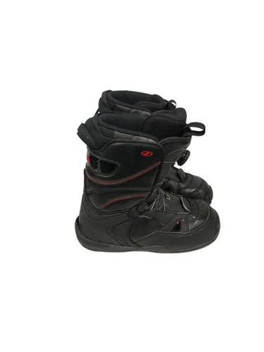 Used Zuma Mens Snowboard Boots Black Senior 10 11847-S000030146