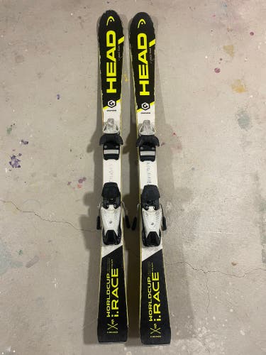 HEAD 120 cm World Cup iRace Team Skis With Bindings (Used)