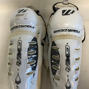 Used WinnWell GX-4 Senior Shin Guards White 14" 11823-S000034888