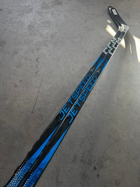 2 PACK 80 Flex P28 Senior CCM Jetspeed FT7 Pro Left Hand Hockey Stick Pro Stock (New) NCAA