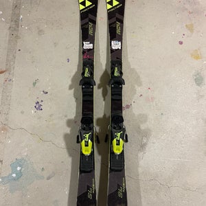 Fischer RC4 World Cup SL 125 cm Racing Skis With Bindings (Used)