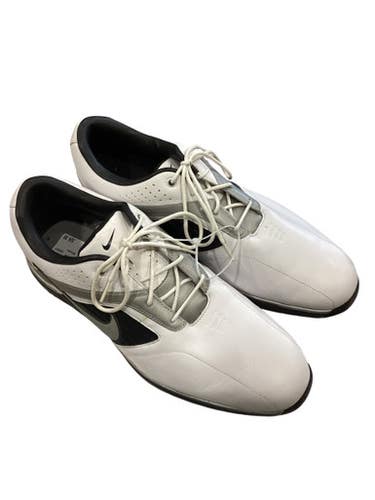 Used Nike Mens Golf Shoes White Senior 12 11884-S000054128