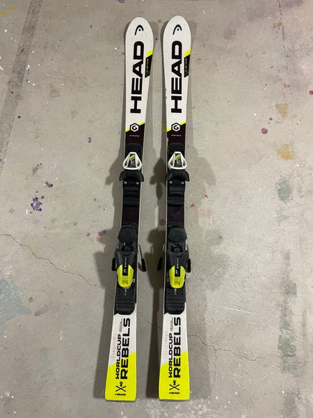 HEAD World Cup Rebels i.SL RD Team 132 cm Racing Skis With Bindings (Used)