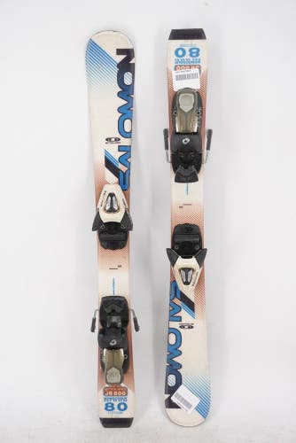 Salomon Enduro JR800 Kids Skis with Bindings - 80 cm Used