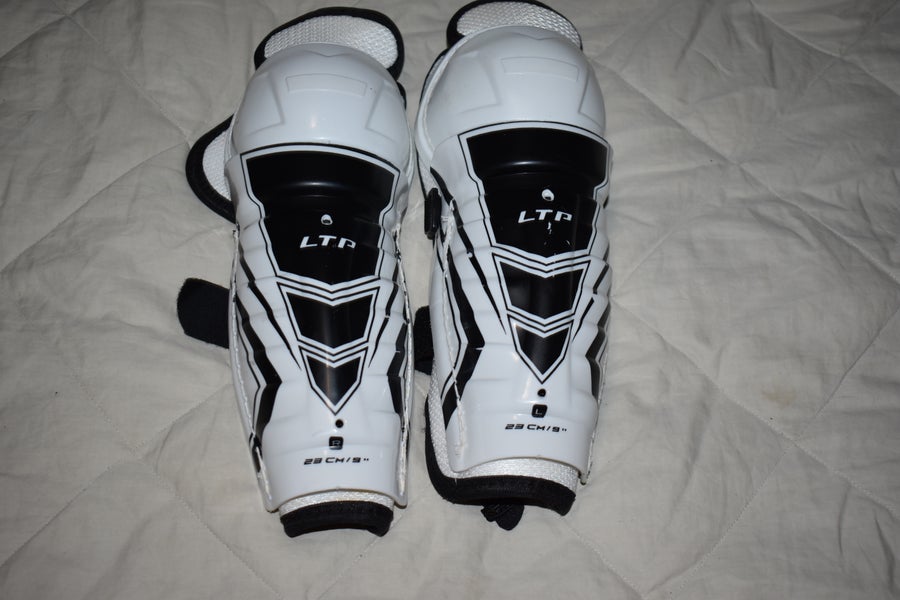 CCM LTP Hockey Shin Pads, 9 Inches - Good Condition!