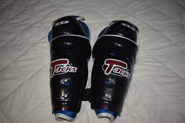 CCM Tacks 852 Hockey Shin Pads, Senior 14 Inches - Great Condition!