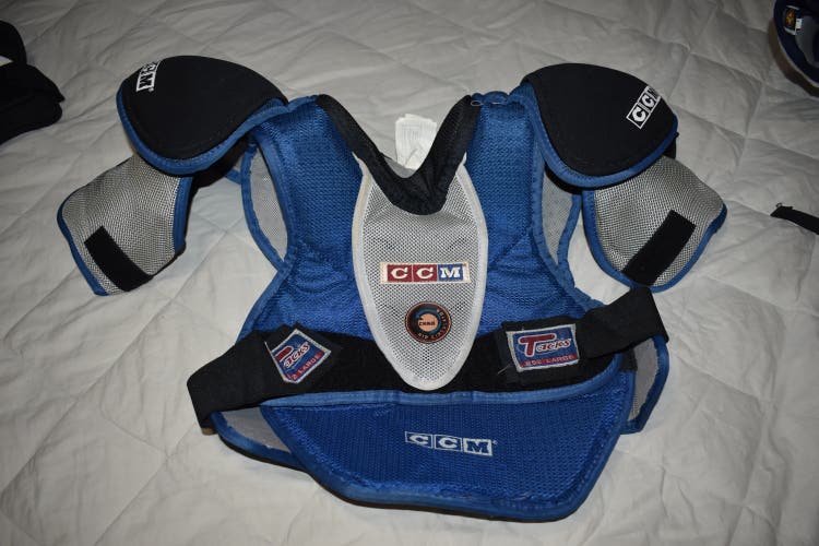 CCM Tacks 852 Hockey Shoulder Pads, Senior Large - Good Condition!