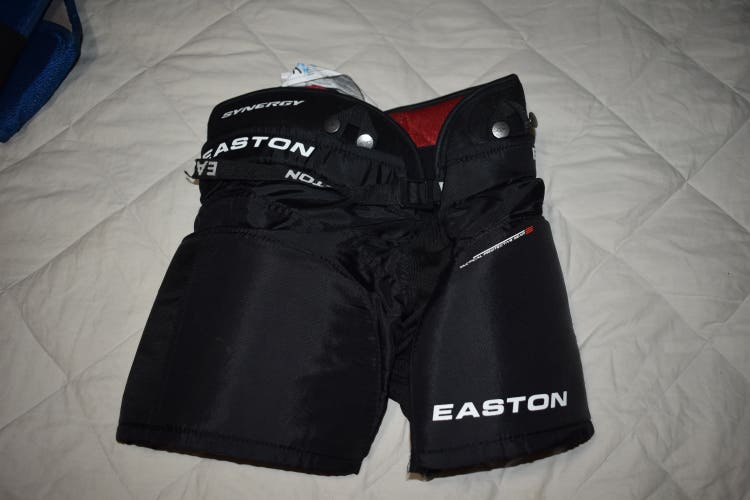 Easton SYNERGY EQ50 Hockey Pants, Black, Youth Large - Top Condition!