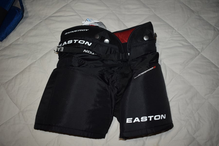 Easton SYNERGY EQ50 Hockey Pants, Black, Youth Large - Top Condition!