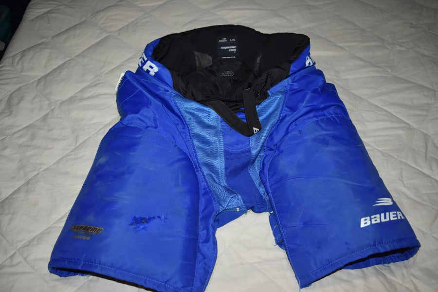 Bauer Supreme 2000jr Hockey Pants, Blue, Junior Large