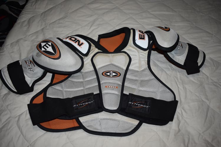 Easton Synergy 300st Spine Tec Hockey Shoulder Pads, Senior Large