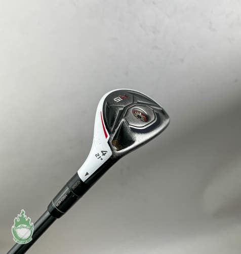 Used RH TaylorMade R15 Rescue 4 Hybrid 21* Speeder77 Senior Graphite Golf Club