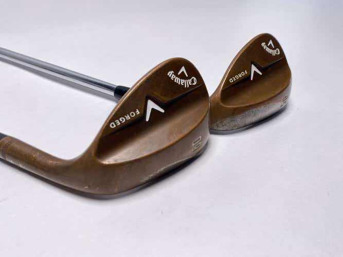 Callaway Forged Copper 2012 Wedge Set 56* 60* Wedge Steel Mens RH