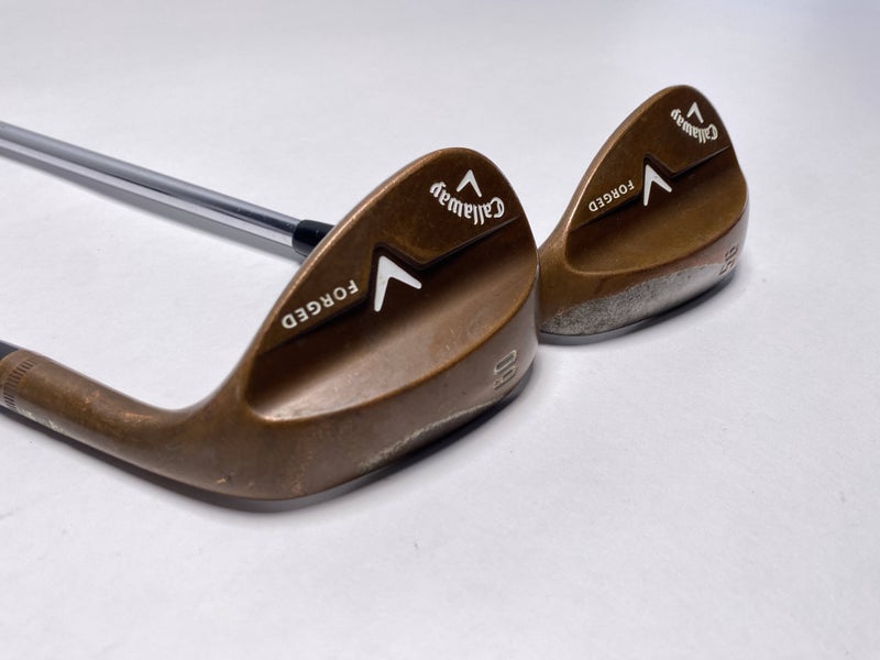 Callaway Forged Copper 2012 Wedge Set 56* 60* Wedge Steel Mens RH