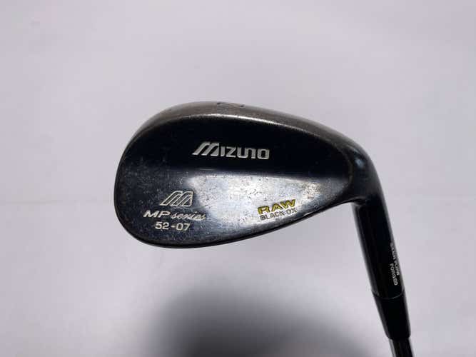 Mizuno MP Raw Black Ox Gap Wedge GW 52* 7 DG Wedge Steel Mens RH