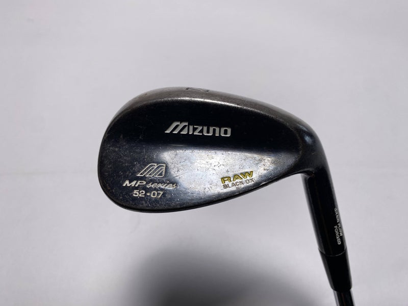 Mizuno MP Raw Black Ox Gap Wedge GW 52* 7 DG Wedge Steel Mens RH