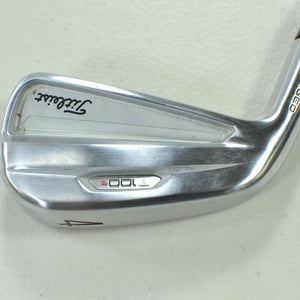 LEFT HANDED Titleist T100S 2021 Single 4 Iron Stiff AMT Tour White Steel #188027