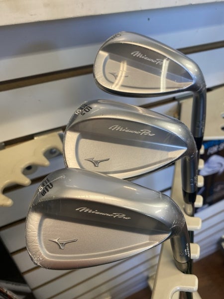 New Mizuno Pro T3 Forged Wedge Set 52 , 56 , 60 Tour Chrome KBS Hi Rev 115