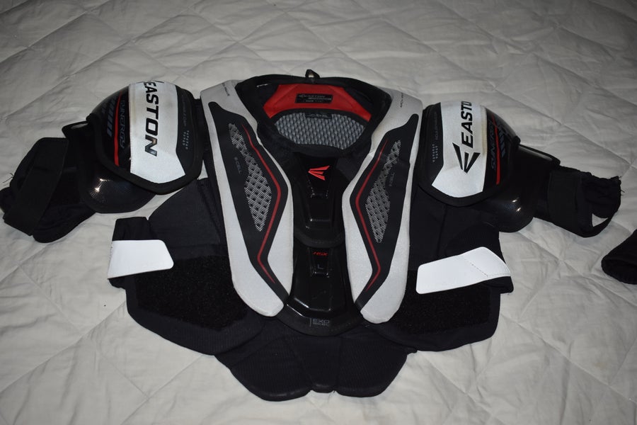 Easton Synergy HSX Hockey Shoulder Pads, Senior Large - Great Condition!