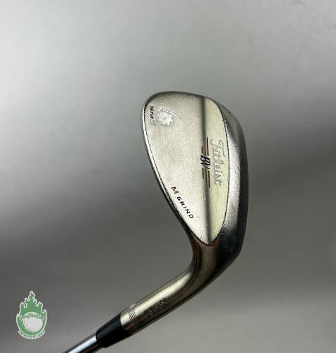 RH Titleist Vokey Design SM5 M Grind Chrome Wedge 60*-08 Wedge Flex Steel Golf