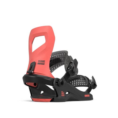 Rome Hydra HW Snowboard Bindings Small Womens US 6.5-8.5 Hot Coral New 2026