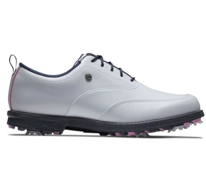 FootJoy Womens Dryjoys Premiere Golf Shoes Size 7 - White/Pink 99044 NEW!