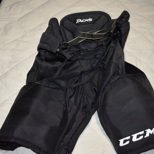 CCM Tacks 7092 Hockey Pants w/Lite D30, Black, Junior Large - Great Condition!