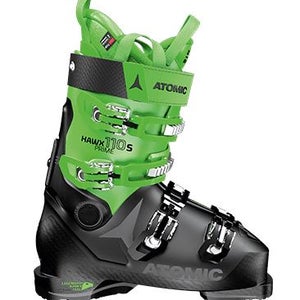 Mondo 26.5 Men's Atomic Hawx Prime 110 S GW Ski Boots Green Medium Flex (New)(SY2353)
