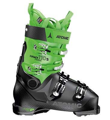 Mondo 26.5 Men's Atomic Hawx Prime 110 S GW Ski Boots Green Medium Flex (New)(SY2353)