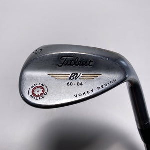 Titleist Vokey Spin Milled Chrome 2009 Lob Wedge LW 60* Wedge Steel Mens RH
