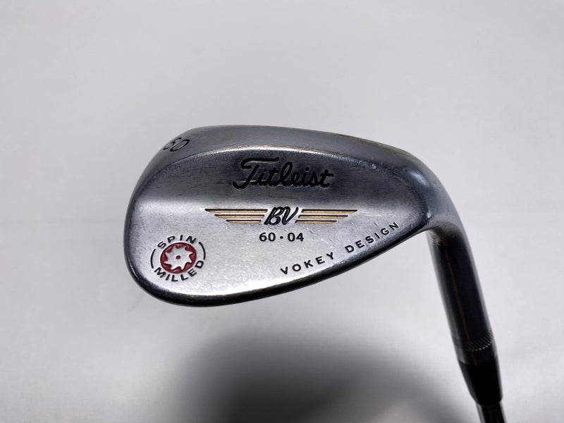 Titleist Vokey Spin Milled Chrome 2009 Lob Wedge LW 60* Wedge Steel Mens RH