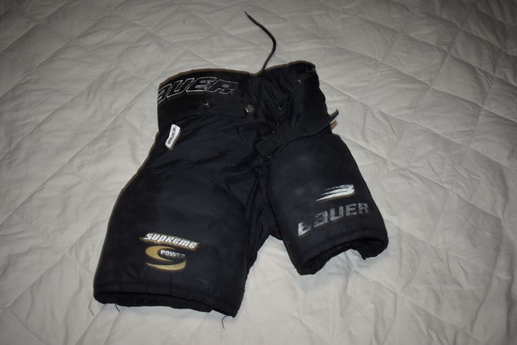 Bauer Supreme 1000jr Power Hockey Pants, Black, Junior Small