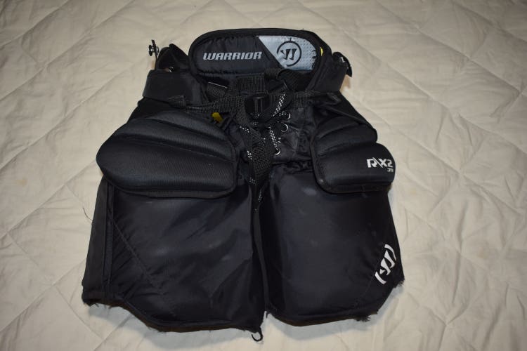 Warrior Ritual X2jr Hockey Goalie Pants, Black, Junior L/XL - Good Condition!