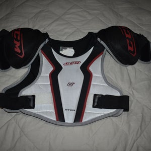 CCM U+ Fit03 Hockey Shoulder Pads, Senior Medium