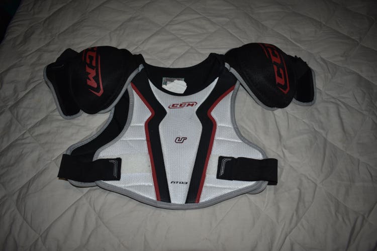 CCM U+ Fit03 Hockey Shoulder Pads, Senior Medium
