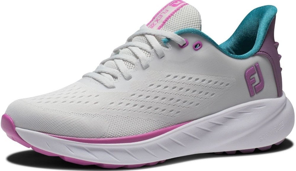 FootJoy Womens Flex XP Spikeless Golf Shoes Style 95720  Grey/Purple Size 7 NEW