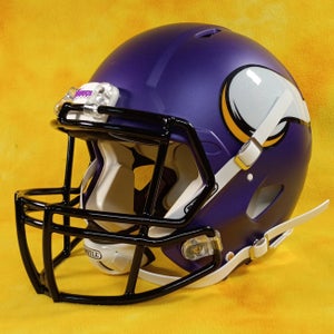 Minnesota Vikings custom fullsize Riddell Speed football helmet Lg Matte Purple