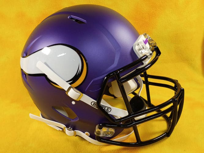 Minnesota Vikings custom fullsize Riddell Speed football helmet Lg Matte Purple