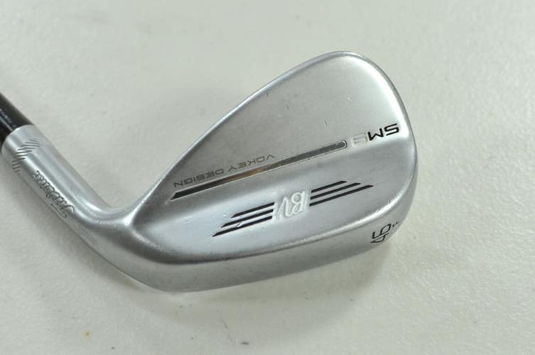Titleist Vokey SM9 Tour Chrome 46*-10F Wedge Right BV Wedge Flex Steel # 204145