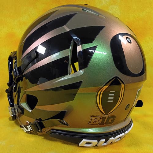 Oregon Ducks SUPER custom fullsize Riddell speed Flex Lg football helmet color shift