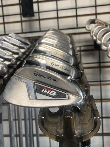 Used Taylormade M6 Mens Iron Set RH 5I-GW/AW 11793-S000253686