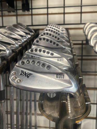 PXG (Used) Right Handed Men's Stiff Flex Graphite Shaft 8 Pieces Iron Set